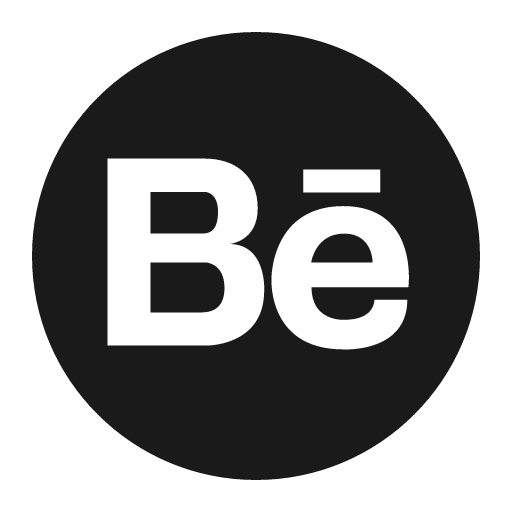 Logo behance icon, solid style, from IonIcons