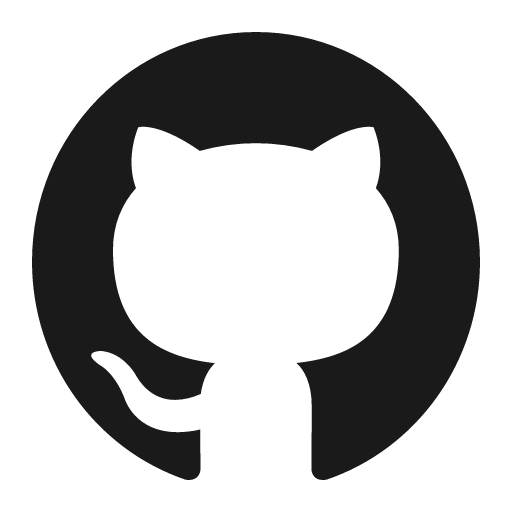 Logo github icon, solid style, from IonIcons