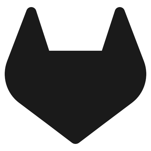 Logo gitlab icon, solid style, from IonIcons