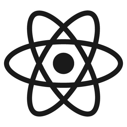 Logo react icon, solid style, from IonIcons