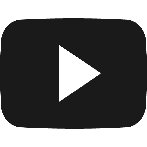Logo youtube icon, solid style, from IonIcons