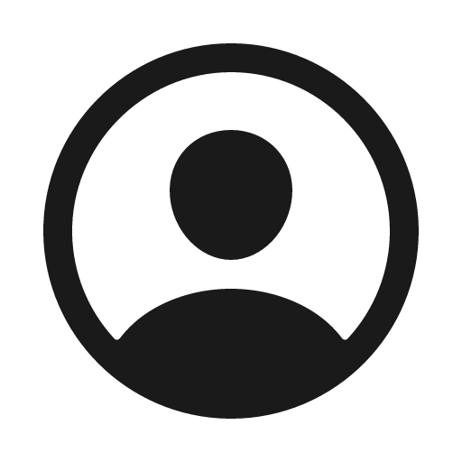 Person circle outline icon, outline style, from IonIcons
