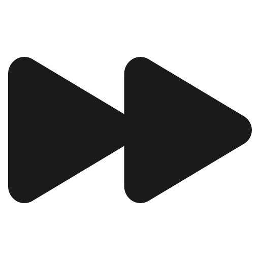 Play forward icon, solid style, from IonIcons