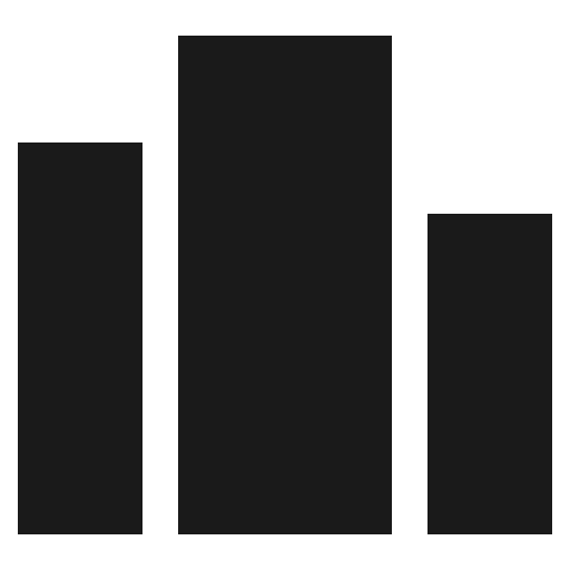 Podium sharp icon, sharp-cornered style, from IonIcons