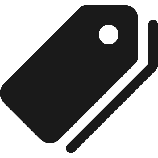 Pricetags icon, solid style, from IonIcons