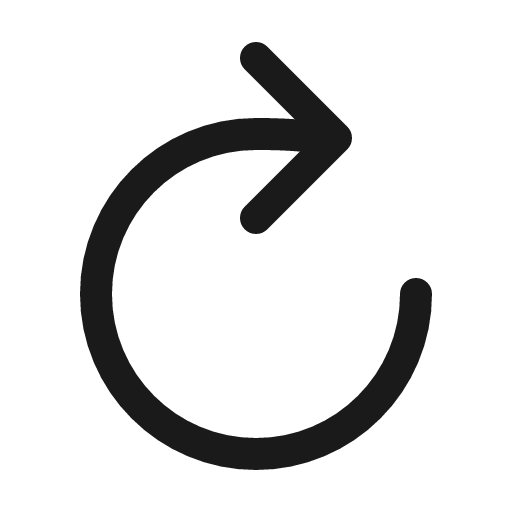 Refresh icon, line style, from IonIcons