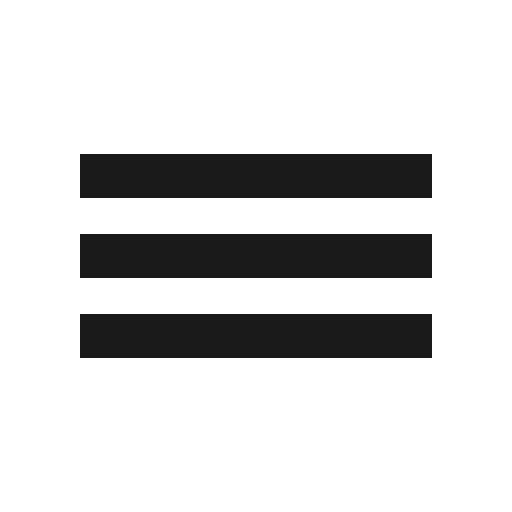 Reorder three sharp icon, sharp-cornered style, from IonIcons