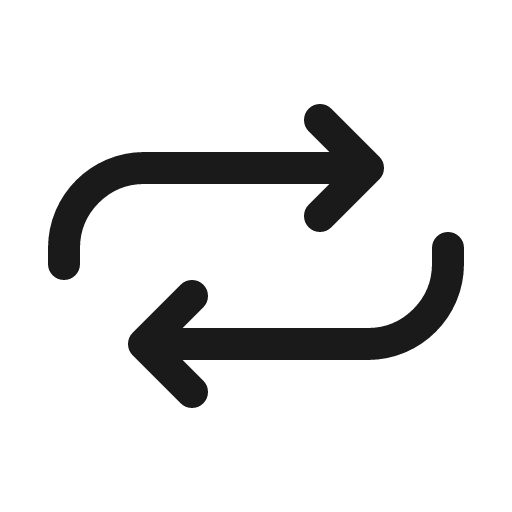 Repeat icon, line style, from IonIcons