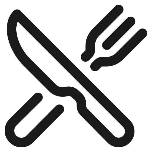 Restaurant outline icon, outline style, from IonIcons