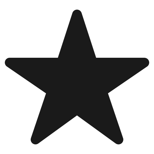 Star icon, solid style, from IonIcons
