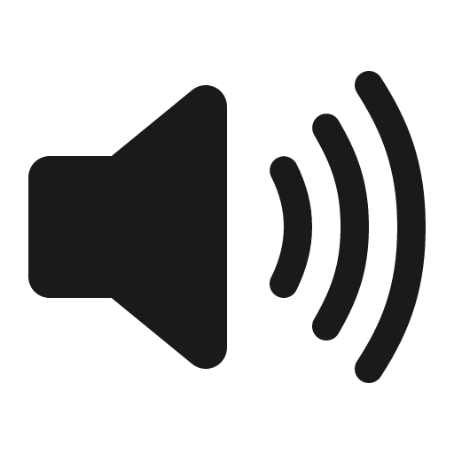 Volume high icon, solid style, from IonIcons