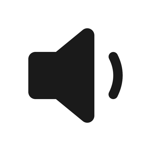 Volume low icon, solid style, from IonIcons