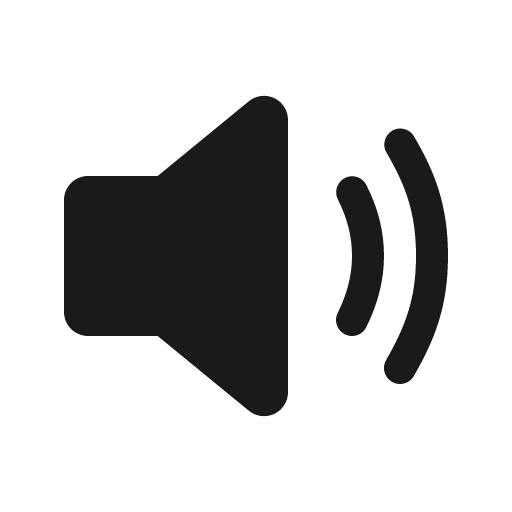 Volume medium icon, solid style, from IonIcons
