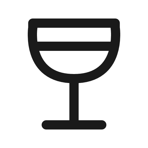 Wine outline icon, outline style, from IonIcons