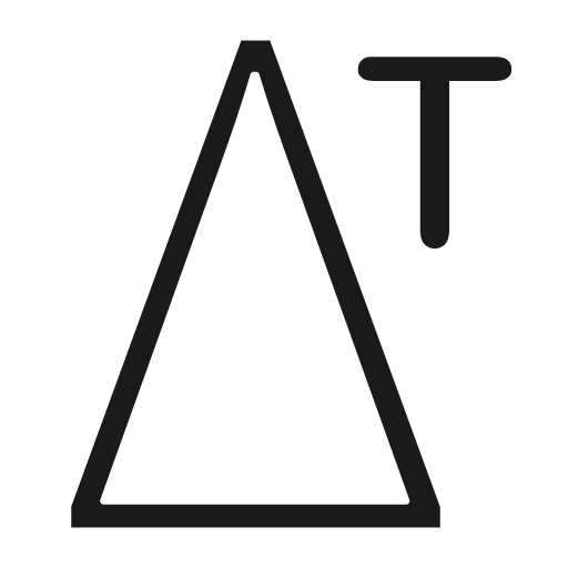Delta icon, solid style, from Innowatio Font