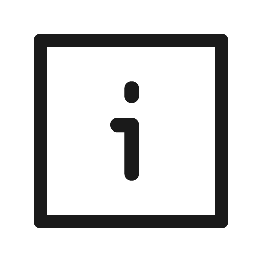Info icon, solid style, from Innowatio Font