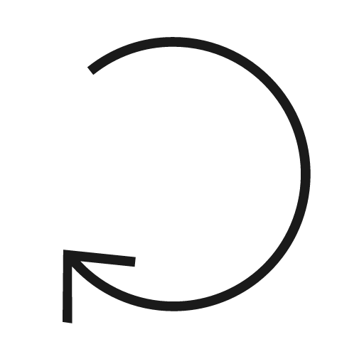 Reset icon, solid style, from Innowatio Font