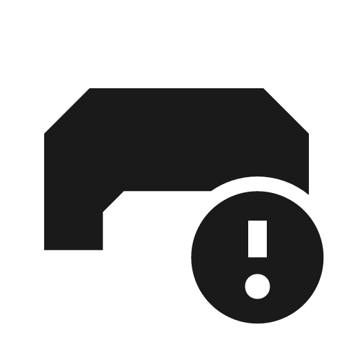 Aas shell check warning filled icon, filled style, from Siemens Industrial Experience Icons