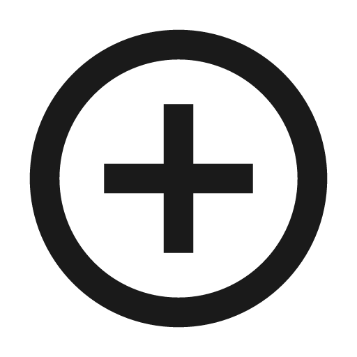 Add circle icon, solid style, from Siemens Industrial Experience Icons