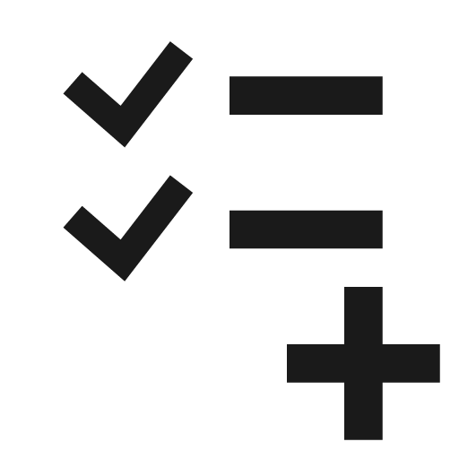 Add task list icon, solid style, from Siemens Industrial Experience Icons