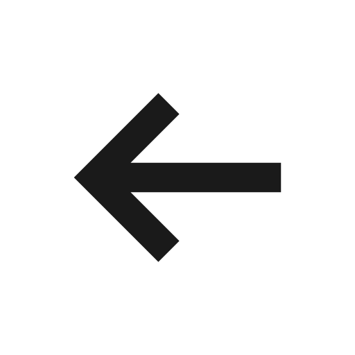Arrow left icon, solid style, from Siemens Industrial Experience Icons