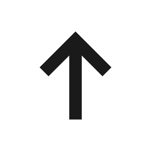 Arrow up icon, solid style, from Siemens Industrial Experience Icons