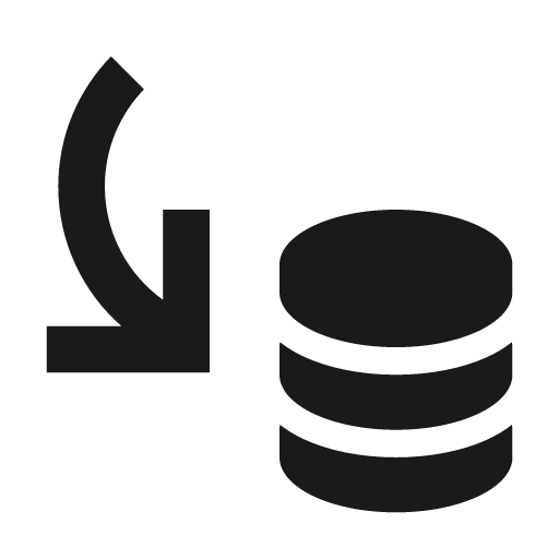 Backup filled icon, filled style, from Siemens Industrial Experience Icons