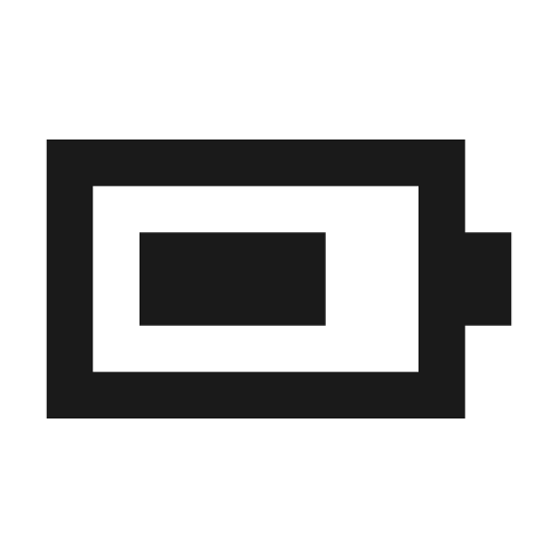 Battery three quarter icon, solid style, from Siemens Industrial Experience Icons
