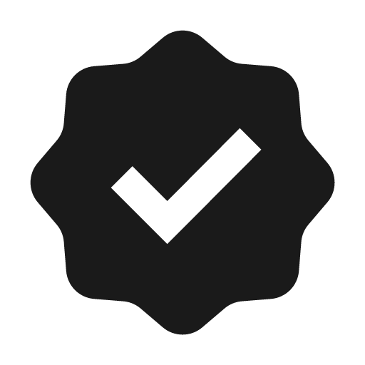 Certificate success filled icon, filled style, from Siemens Industrial Experience Icons
