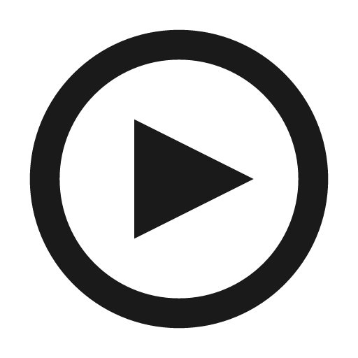 Circle play icon, solid style, from Siemens Industrial Experience Icons
