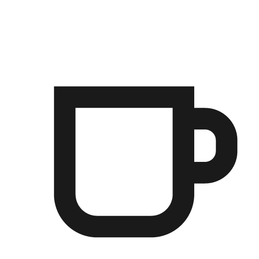 Coffee empty icon, solid style, from Siemens Industrial Experience Icons