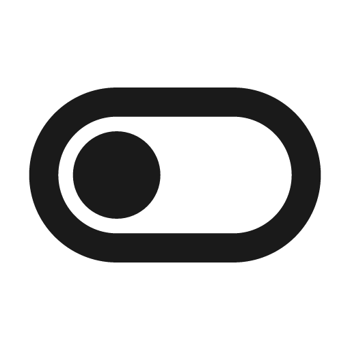 Control switch icon, solid style, from Siemens Industrial Experience Icons