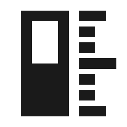 Control value bar icon, solid style, from Siemens Industrial Experience Icons