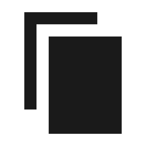 Copy filled icon, filled style, from Siemens Industrial Experience Icons