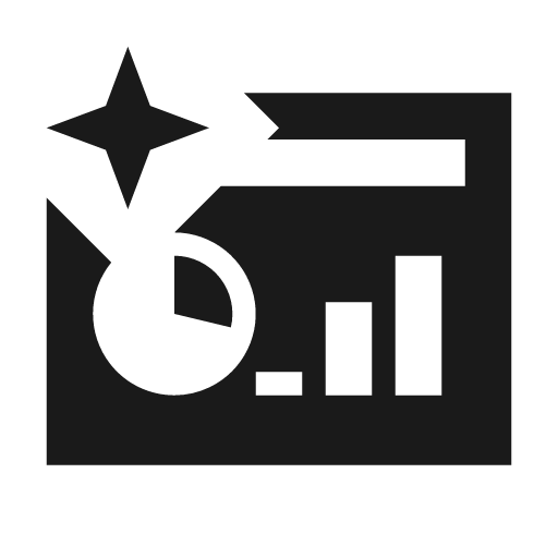 Dashboard ai filled icon, filled style, from Siemens Industrial Experience Icons