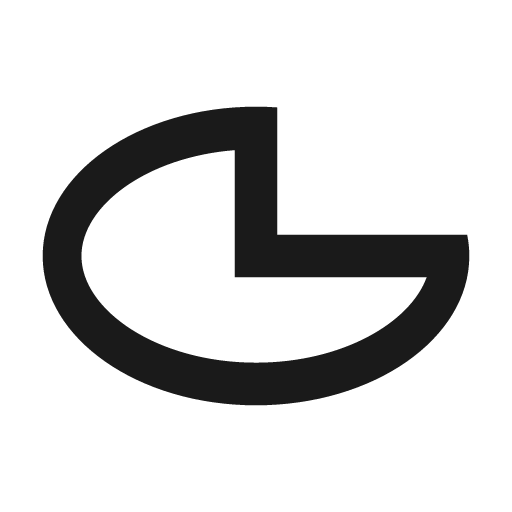 Draw ellipse segment icon, solid style, from Siemens Industrial Experience Icons
