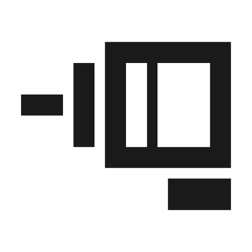 External encoder icon, solid style, from Siemens Industrial Experience Icons