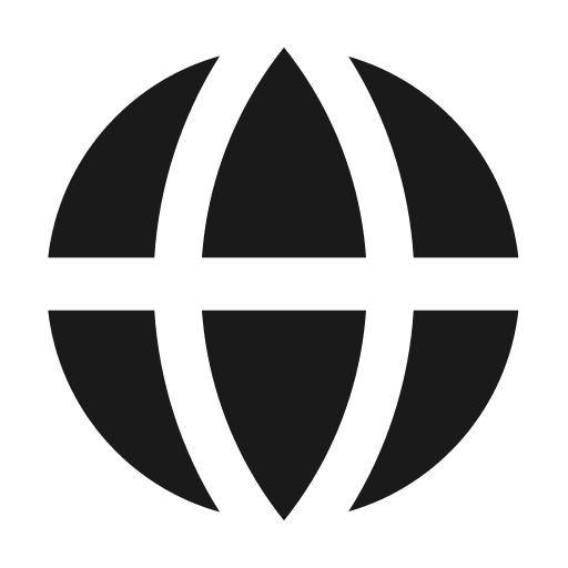Globe filled icon, filled style, from Siemens Industrial Experience Icons