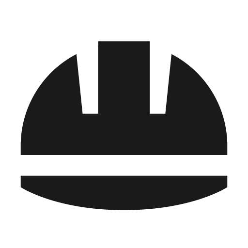 Helmet safety filled icon, filled style, from Siemens Industrial Experience Icons