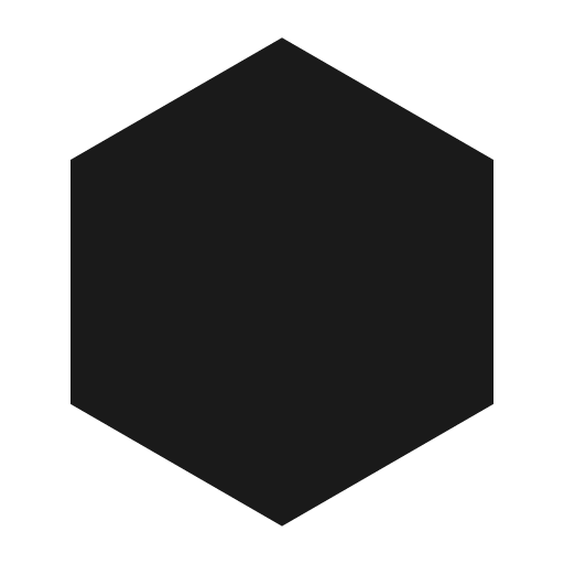 Hexagon filled icon, filled style, from Siemens Industrial Experience Icons