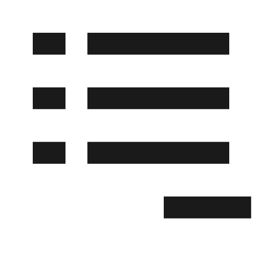 List remove icon, solid style, from Siemens Industrial Experience Icons