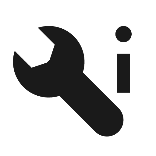 Maintenance info filled icon, filled style, from Siemens Industrial Experience Icons