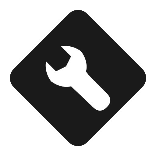 Maintenance rhomb filled icon, filled style, from Siemens Industrial Experience Icons