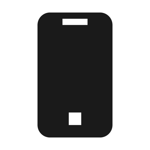 Mobile phone filled icon, filled style, from Siemens Industrial Experience Icons
