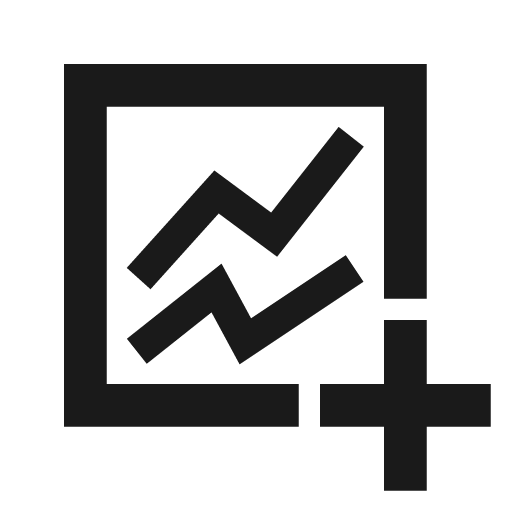 Monitoring add icon, solid style, from Siemens Industrial Experience Icons