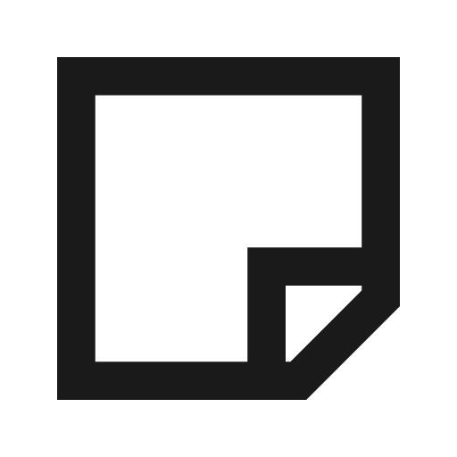 Note icon, solid style, from Siemens Industrial Experience Icons