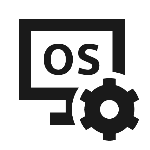 Operating system settings icon, solid style, from Siemens Industrial Experience Icons