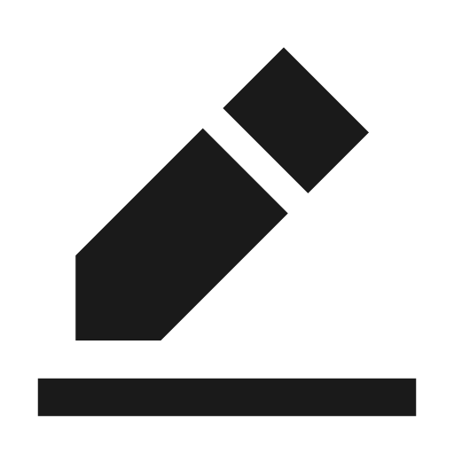 Pen filled icon, filled style, from Siemens Industrial Experience Icons
