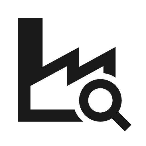 Plant search icon, solid style, from Siemens Industrial Experience Icons