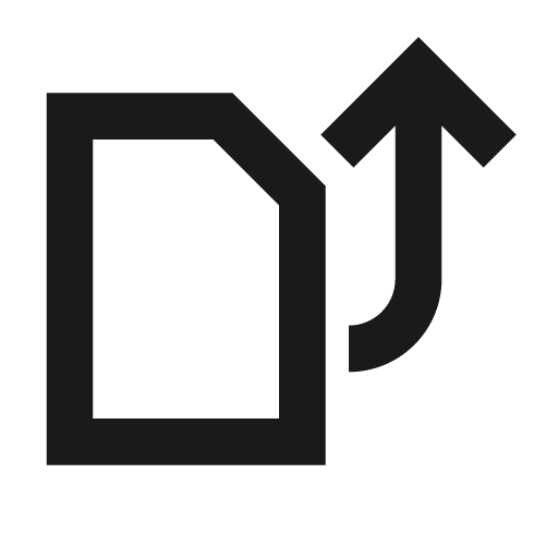 Publish document icon, solid style, from Siemens Industrial Experience Icons
